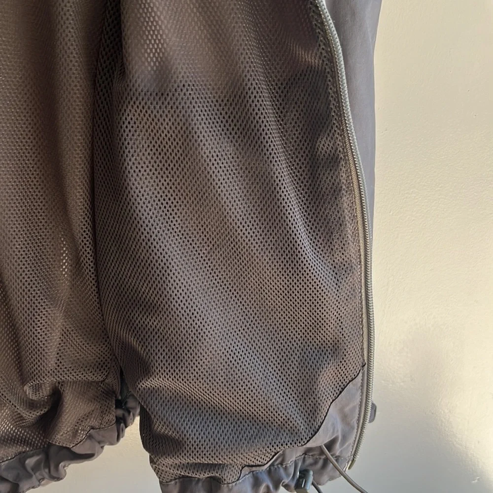 The North Face Grey and Dark Grey Windbreaker Jacket